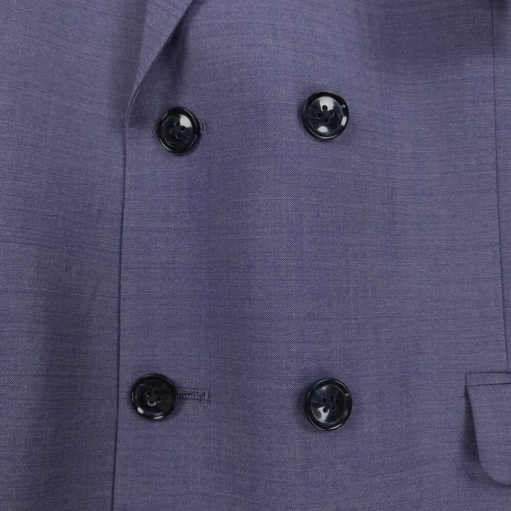 Bar III Mens Slim Fit 2 Piece Suit 36R 32x30 Lavender Purple Solid Stretch Wool